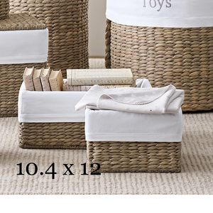 RH Basket Liner
Small Shelf Basket: liner only 10¼"L x 12"D x 8"H